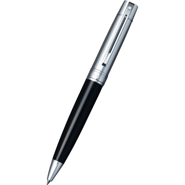 Sheaffer 300 Black/Chrome Cap Ballpoint Pen