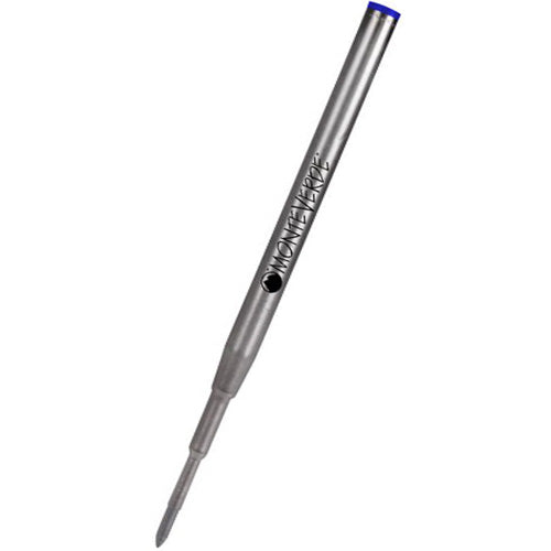 Monteverde Gel Ballpoint Refill to fit Montblanc Blue Fine - 2/package