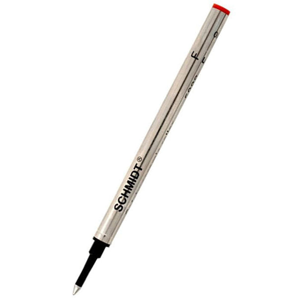 Schmidt Red Fine w/Metal Tube Rollerball Refill-Fine Point