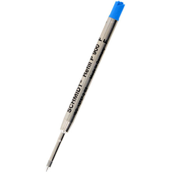 Schmidt Blue P900/9000 Ballpoint refill to Fit Parker Syle BP pen Fine