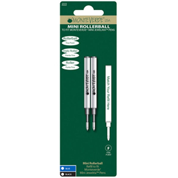 Monteverde Mini Rollerball Refill-2/pk