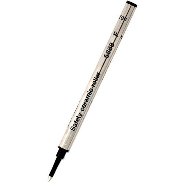 Schmidt Black Fine w/Metal Tube Rollerball Refill-Fine Point