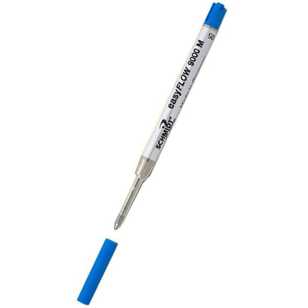 Schmidt Blue Easy Flow 9000 Ballpoint Pen refill to Fit Parker Style BP Pen Blue Med point